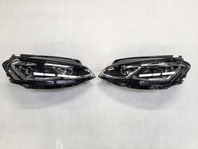 VW GOLF VII 7 RESTYLING FAROS FARO PARTE DELANTERA JUEGO NUEVO 5G1941035 5G1941036  