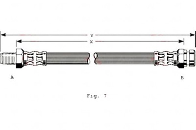 CABLE DE FRENADO ELAST. SEAT MARBELLA TERRA 0.8-1  