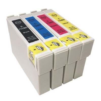 4x TUSZ do DRUKARKI EPSON T0711 T0712 T0713 T0714