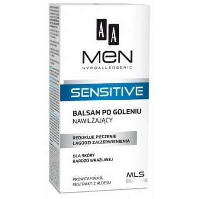 AA Men Sensitive Balsam Po Goleniu Nawilżający Dla Skóry Wrażliwej 100ML