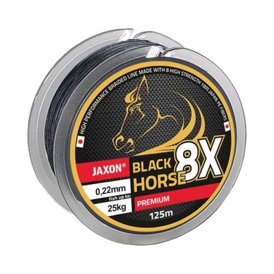 Plecionka Jaxon Black Horse 8X Premium 0,18mm 125m