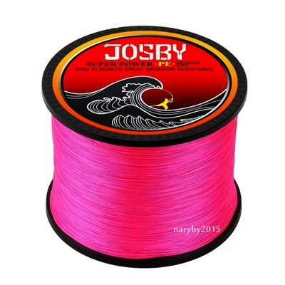 PLECIONKA Josby X8 1000 m 0.50mm różowa 8 splotowa