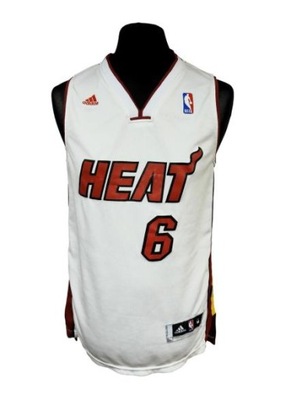 Adidas Miami Heat NO 6 King James Koszulka Męska Roz.M