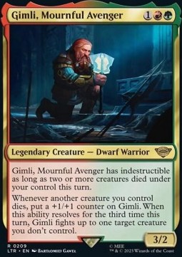 Karta Magic: The Gathering Gimli, Mournful Avenger FOIL!