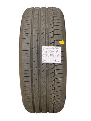 CONTINENTAL PREMIUM CONTACT 6 215/50R17 6,5mm 