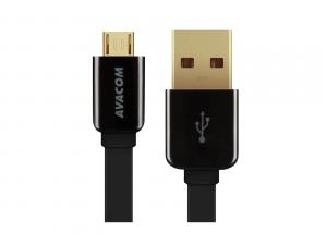 Avacom USB kabel (2.0), USB A M microUSB (M), 0.4m, czarny