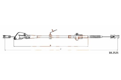 COFLE CABLE CLUTCH SET HYUNDAI  