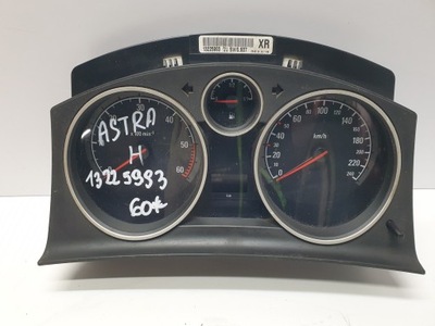 Счетчик приборы opel astra h 13225993 фото №1