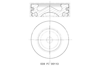 MAHLE ПОРШЕНЬ 75.009 VOLVO C30 S40 II S60 II S80 II V40 V50 V60 I V70