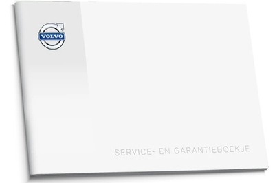 Volvo Czysta Holenderska Książka Serwisowa od 2011