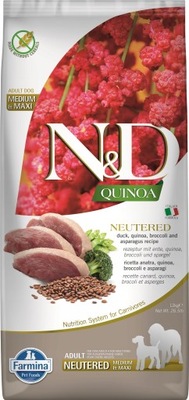 ND QUINOA Duck Neutered 12kg Medium Maxi Adult