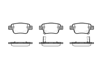 DRIVE+ ZAPATAS DE FRENADO PARTE TRASERA TOYOTA AVENSIS 03-  