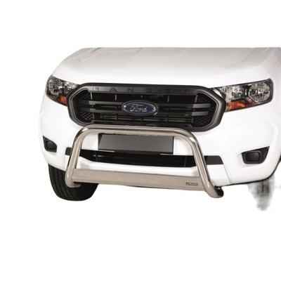FORD RANGER 2019+ BUMPER GUARD HOMOLOGATION EUROPE GOOD CONDITION STEEL STAINLESS  