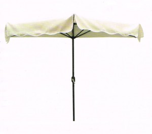 OŁER GARDEN Parasol połówkowy 270 cm beżowy