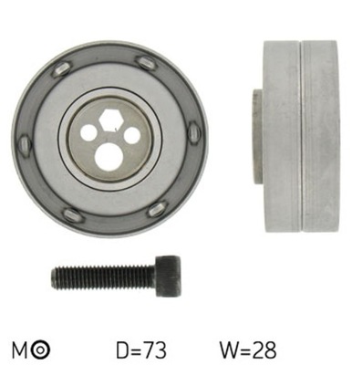 ROLLO CORREA DISTRIBUCIÓN FORD 1,6D TENSOR VKM 14101  