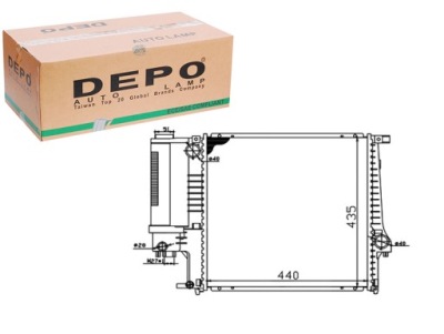 Радиатор bmw 3 e30 depo фото №1