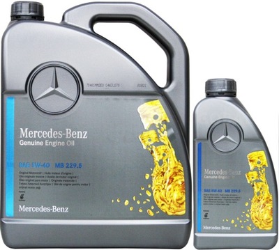 ORYGINALNY OLEJ MERCEDES 5W40 229.5 6L