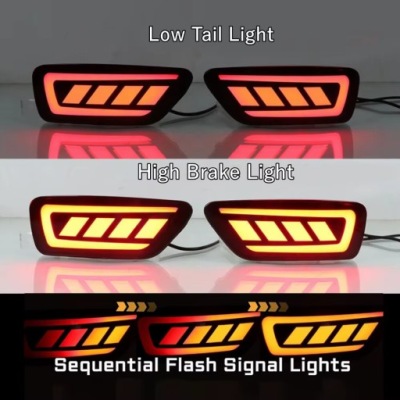 Jeep grand cherokee wk2 2011-2021 фонари противотуманные задний  led комплект l+r фото №1