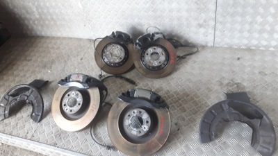 Vw phaeton lift гальма супорти гальмівні диски перед задня фото №1