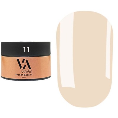 VALERI Base French 11, 30 ml - Beżowy nude