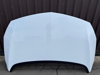 Opel astra j iv капот кришка двигуна білий фото №1