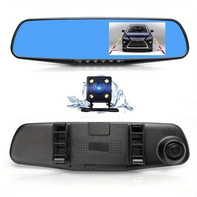 JC400D GPS Car Tracker Fleet Management Dash Cam Front And Rear Car Dvr 