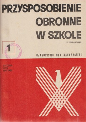 PRZYSPOSOBIENIE OBRONNE W SZKOLE cały rocznik 1989