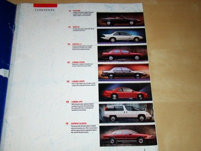 Chevrolet Corvette, Caprice Classic, Lumina,..1993 