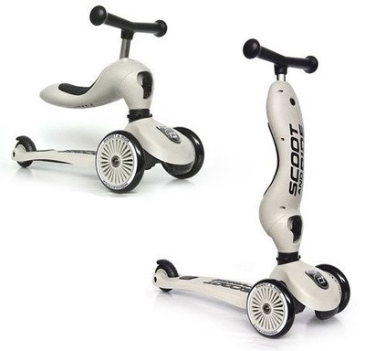 SCOOTANDRIDE Highwaykick1 2w1 1-5 lat Ash