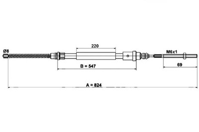 ATE CABLE CABLE BRAKES MANUAL +GRATISY - milautoparts-fr.ukrlive.com