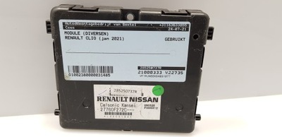 Renault clio v 2019- блок управления модуль 285250737r фото №1