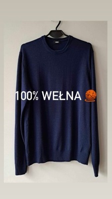 Sweter Uniqlo 100% wełna M