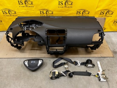 Nissan leaf i оригинальная приборная панель консоль подушка безопасности ремни фото №1