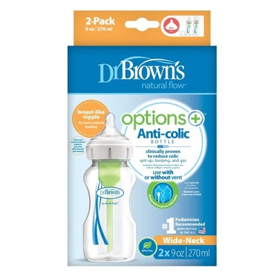 Dr.Browns WB92600 Butelka szeroka szyjka 270 ml