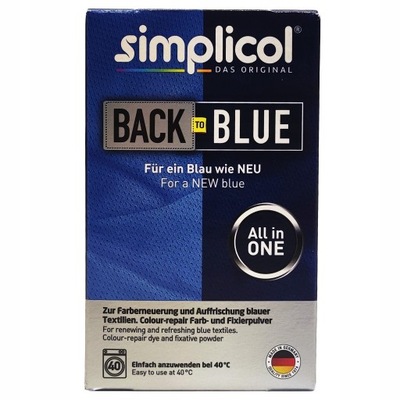 Simplicol Back to Blue farba do tkanin niebieski DE