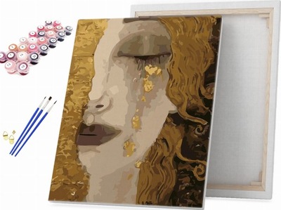 Złote łzy - Gustav Klimt - Malowanie po numerach