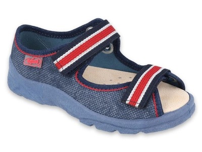 BEFADO sandały chłopięce MAX 869X160 niebieskie 26