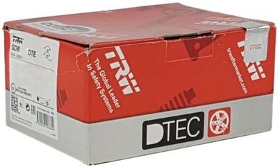 Trw гальмівні колодки гальмівні dtec задня gdb1396dte фото №1