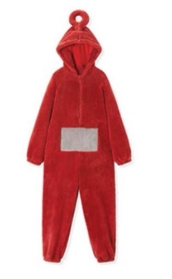 PRZEBRANIE PIŻAMA ONESIE TELETUBBIES TELETUBISIE PO CZERWONY L