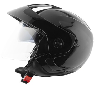 KASK OTWARTY BLENDA MOTOR SKUTER MOTOCYKL L CZARNY