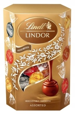 Praliny Lindt Lindor ASSORTED mix 4 smaków 200 g