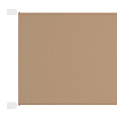 Markiza pionowa, kolor taupe, 140x600 cm, tkanina Oxford