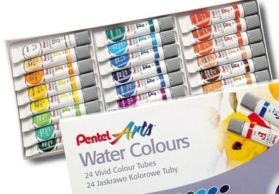 Akvarelové farby V Tubách 24 Farby