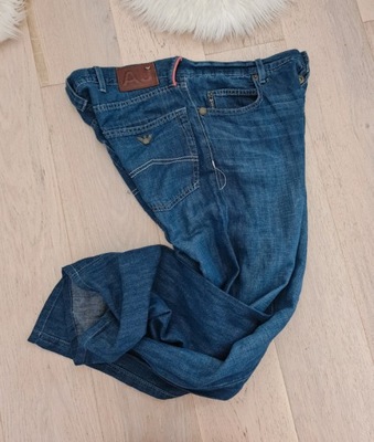 Armani Jeans r 31 spodnie lniany Jeans idealne