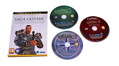 SAGA GOTHIC I II III 1 2 3 GAMEBOOK PL PC