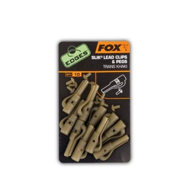 Klips do ciężarka Slik Lead Clip Pegs Standard FOX