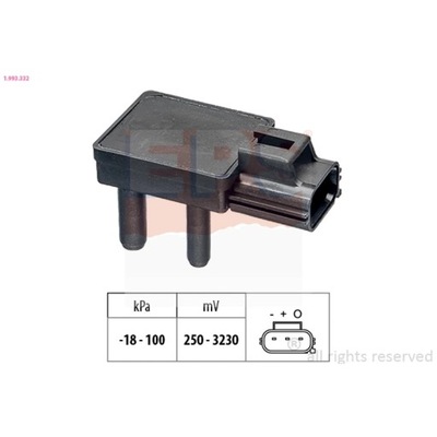 CZUJNIK, PRESSURE EXHAUST GASES EPS 1.993.332  