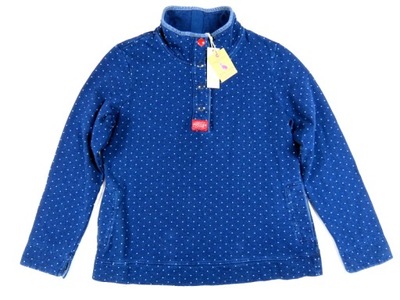 JOULES__BLUZE JEANSOWA GROSZKI STÓJKA__40 L