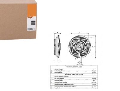 Вязкостная муфта сцепление вязкостная nrf msc414 lk050 bfc0 фото №1