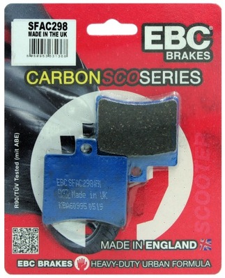 EBC ZAPATAS DE FRENADO CARBONOWE SFAC298  